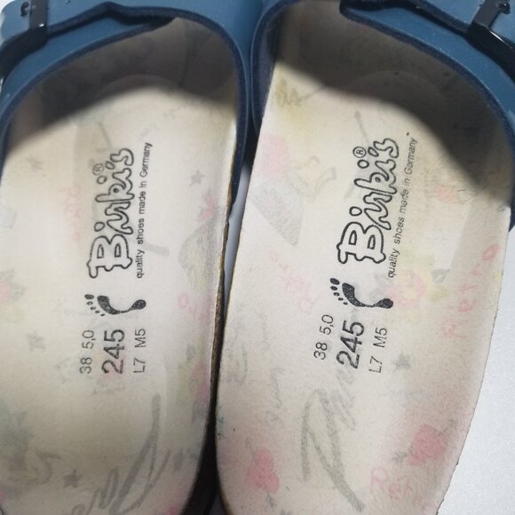 NWOB Birkenstock Birkis Catalina Women's Teal Sandals EU 38 US 8 - Picture 5 of 7